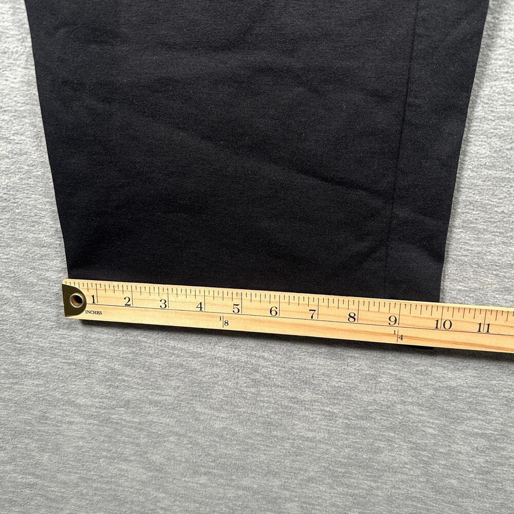 American Giant Ponte Pants Women L Black Knit Pull-On Straight Leg Stretch NEW - Picture 6 of 10